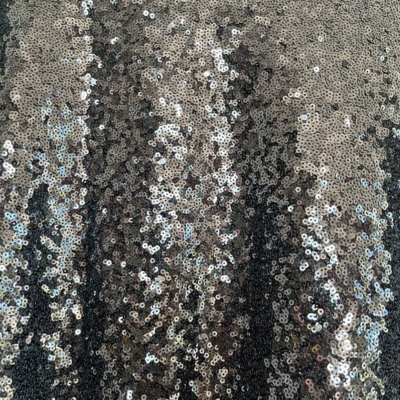 Anthropologie Black Sequin Crop Top - Picture 5 of 7